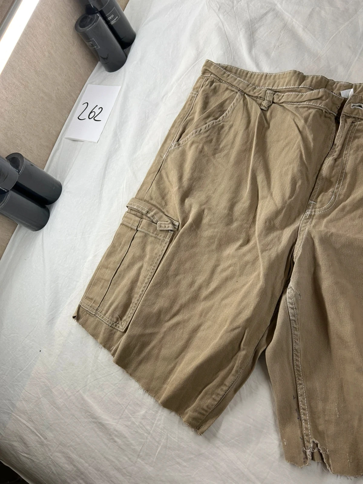 Short jeans bege H&M Divided tamanho – photo 4